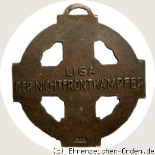 Ehrenkreuz – Liga der Nichtfrontkämpfer R&uuml;ckseite