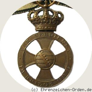 Kreuz für Verdienst von Frauen und Jungfrauen Kriegsfürsorge R&uuml;ckseite