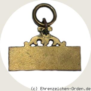Landwehr-Dienstauszeichnung 1.Form emailliert für Ordensspange R&uuml;ckseite
