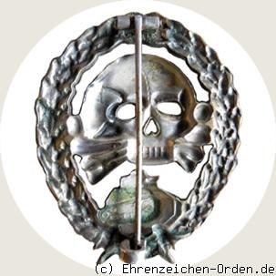 Panzertruppenabzeichen der Legion Condor R&uuml;ckseite