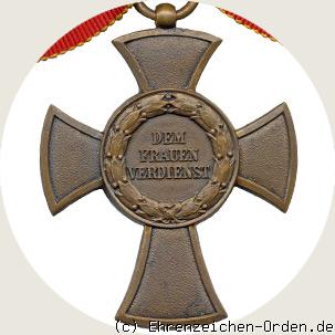 Bertha-Orden Frauenverdienstkreuz R&uuml;ckseite