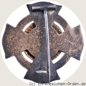 Ehrenzeichen des Lippischen Landesvereins vom Roten Kreuz 10 Jahre R&uuml;ckseite
