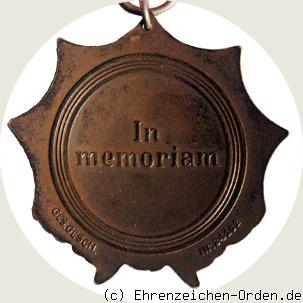 Kolonialauszeichnung (Löwenorden) 2.Klasse R&uuml;ckseite