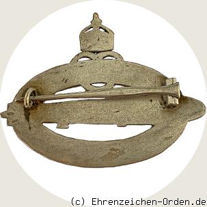 Erinnerungsabzeichen für Marine-Luftschiffer R&uuml;ckseite