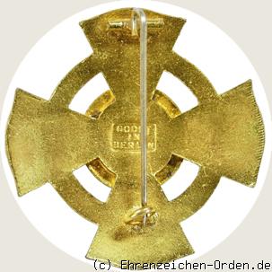 Ehrenzeichen des Mecklenburgischer Landesvereins vom Roten Kreuz 40 Jahre R&uuml;ckseite