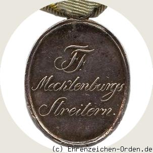 Silberne Militär-Verdienstmedaille für 1813 – 1815 R&uuml;ckseite