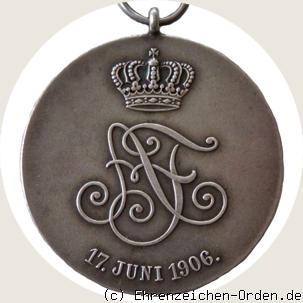Kriegervereinsmedaille 1906 R&uuml;ckseite