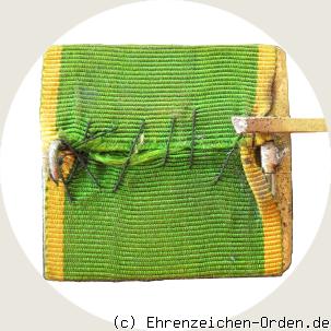 Dienstauszeichnung Schnalle für 21 Jahre 1888 R&uuml;ckseite