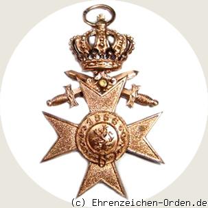 Militärverdienstkreuz 3.Klasse mit Schwertern und Krone (3.Form 1913) R&uuml;ckseite