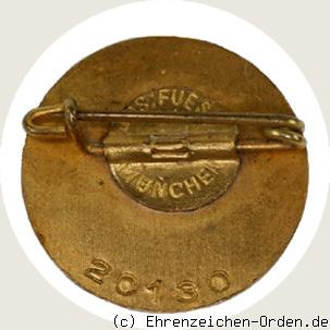 Goldenes Ehrenzeichen der NSDAP kleine Ausführung R&uuml;ckseite