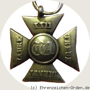 Dienstehrenzeichen der Unteroffiziere und Soldaten für 22 Jahre