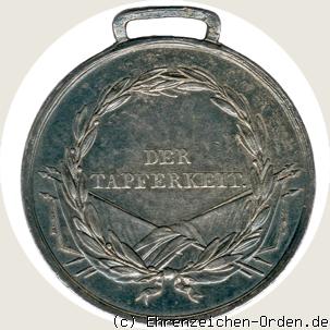 Silberne Tapferkeitsmedaille 1807 R&uuml;ckseite