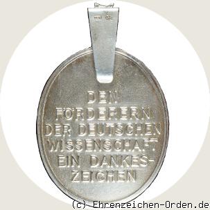 Dankeszeichen für Förderer der der Notgemeinschaft der Deutschen Wissenschaft R&uuml;ckseite