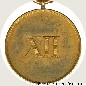 Dienstauszeichnung für 12 Jahre der Gendarmen 1913 R&uuml;ckseite