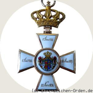 Oldenburger Haus- und Verdienstorden  Großkomturkreuz R&uuml;ckseite