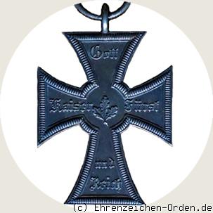 Verdienstkreuz des Oldenburger Kriegervereins R&uuml;ckseite