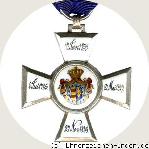 Oldenburger Haus- und Verdienstorden – Ritterkreuz 2. Klasse R&uuml;ckseite