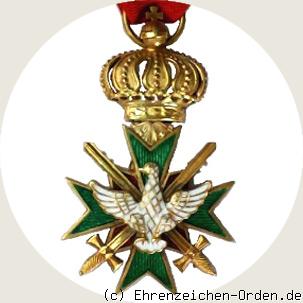 Hausorden der Wachsamkeit / Vom Weißen Falken Ritterkreuz 1.Klasse mit Schwertern