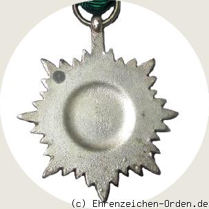 Tapferkeits- und Verdienstauszeichnung für Ostvölker 2.Klasse Silber ohne Schwerter R&uuml;ckseite