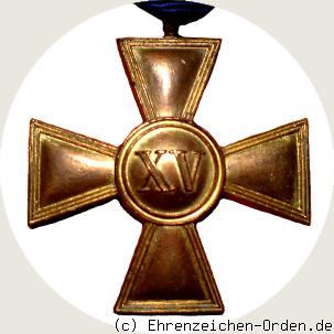 Dienstauszeichnung 1.Klasse 1913 für 15 Jahre R&uuml;ckseite
