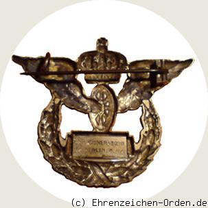 Erinnerungszeichen der preußischen Staatseisenbahn 25 Jahre R&uuml;ckseite