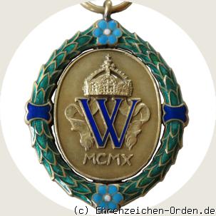 Kaiser-Wilhelm-Gesellschaft zur Förderung der Wissenschaften Mitgliedsabzeichen R&uuml;ckseite