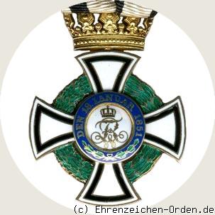 Königlicher Hausorden von Hohenzollern  Kreuz der Ritter R&uuml;ckseite