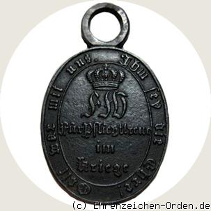 Kriegsdenkmünze für Nichtkämpfer 1815 R&uuml;ckseite