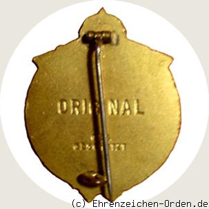 Erinnerungszeichen für Verdienste um das Feuerlöschwesen  Republik Preussen 1925 R&uuml;ckseite