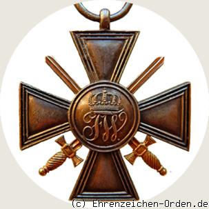 Roter Adler Orden 4.Klasse mit Schwertern  lila Adler R&uuml;ckseite