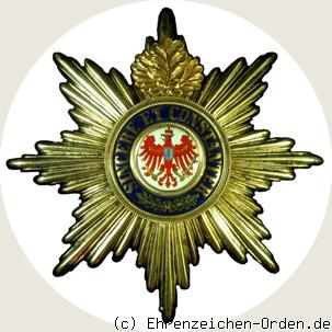 Roter Adler Orden – Bruststern zum Grosskreuz mit Eichenlaub