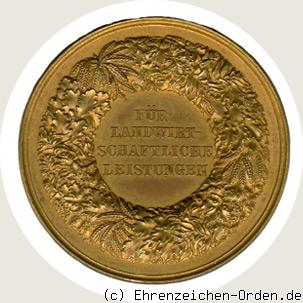 Staatspreis für landwirtschaftliche Leistungen in Bronze (3.Stempel) 1902 R&uuml;ckseite