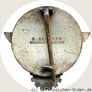 Ehrenzeichen Gausieger im Reichsberufswettkampf 1938 R&uuml;ckseite