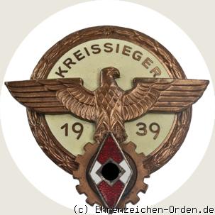 Ehrenzeichen Kreissieger im Reichsberufswettkampf 1939