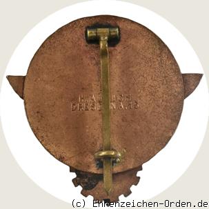 Ehrenzeichen Kreissieger im Reichsberufswettkampf 1939 R&uuml;ckseite
