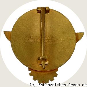 Ehrenzeichen Reichssieger im Reichsberufswettkampf 1939 R&uuml;ckseite