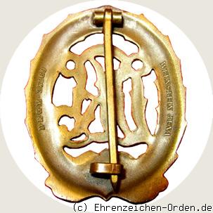 Deutsches Reichssportabzeichen DRL ab 1935 in Bronze R&uuml;ckseite