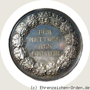 Erinnerungsmedaille für Rettung aus Gefahr der Republik Preußen 1925 R&uuml;ckseite