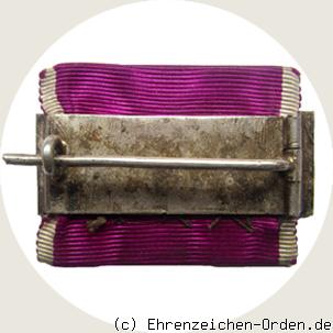 Dienstauszeichnung für Unteroffiziere 2. Klasse Reuß ältere Linie R&uuml;ckseite