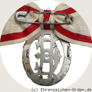 Erinnerungszeichen zur Silberhochzeit 1909 für Damen R&uuml;ckseite