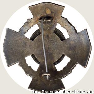 Ehrenzeichen des Anhaltischen Landesvereins vom Roten Kreuz 25 Jahre R&uuml;ckseite