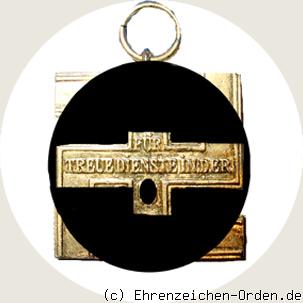 SS-Dienstauszeichnung 1. Stufe für 25 Jahre R&uuml;ckseite