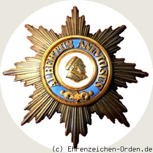 Albrechtsorden Bruststern zum Großkreuz (1. Form von Godet um 1851)