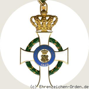 Albrechtsorden Grosskreuz / Komturkreuz 1. Form R&uuml;ckseite