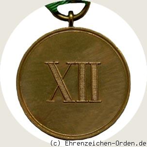 Dienstauszeichnung 2.Klasse für 12 Jahre 1913 R&uuml;ckseite