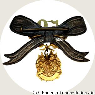 Ehrenzeichen des Sächsischen-Militär-Vereins-Bundes für 50 Jahre (2. Form) R&uuml;ckseite
