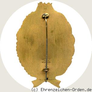 Bundesdank-Abzeichen des Sächsischen-Militär-Vereins-Bundes R&uuml;ckseite