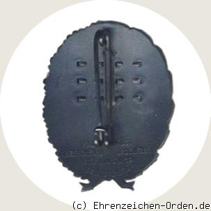 Schlageterschild ovale Form Kämpfer R&uuml;ckseite