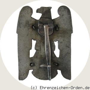 Schlesisches Bewährungsabzeichen 1.Klasse emailliert R&uuml;ckseite