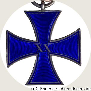 Kreuz der Offiziere für 20 Jahre Dienstzeit R&uuml;ckseite